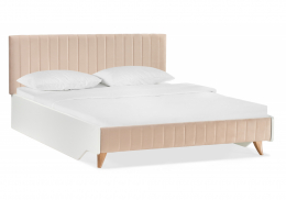 Кровать Briton 160х200 с настилом белая (170x)