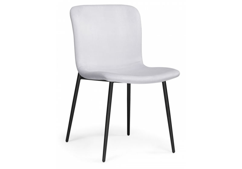 Стул на металлокаркасе Игон серый / черный муар (45x44x82). 