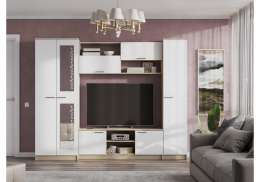 Готовые гостиные Lucius дуб сонома / белый (250,2x45x200)