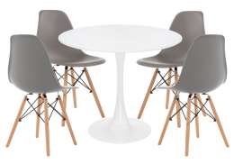 Обеденная группа Авина gray / white ()